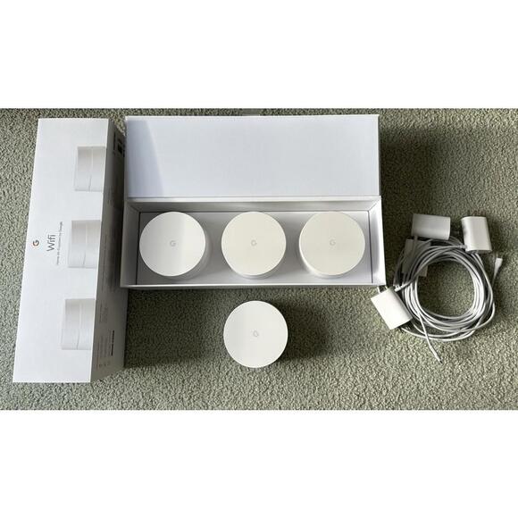 Google Home AC-1304 WiFi Mesh Router System Set Of 4